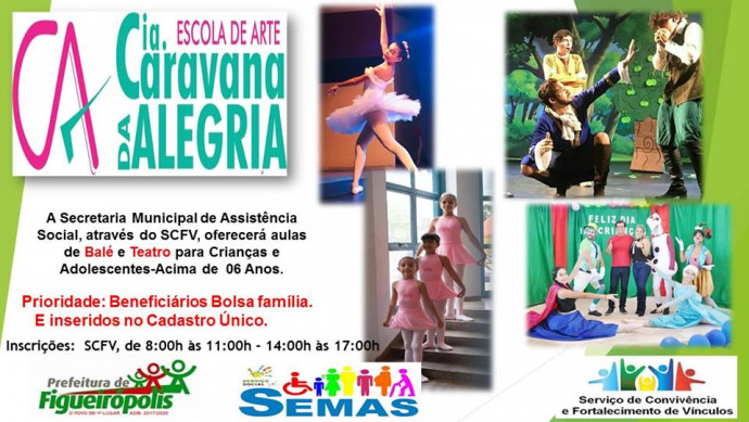 Ano 2019-Secretaria Municipal de Assistência Social-Aula de Dança para Crianças-Adolescentes-Idosos.